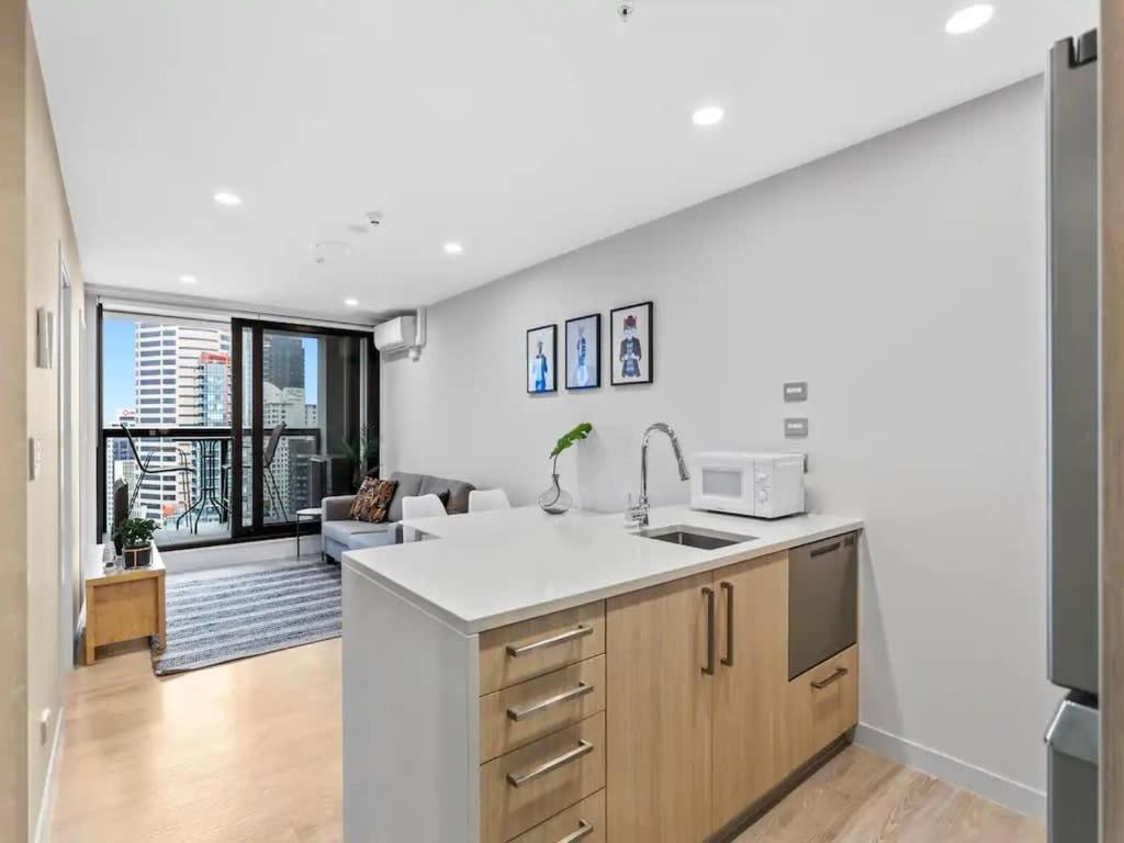 Stunning Apartment Amazing View Near Sky Tower Auckland Bagian luar foto